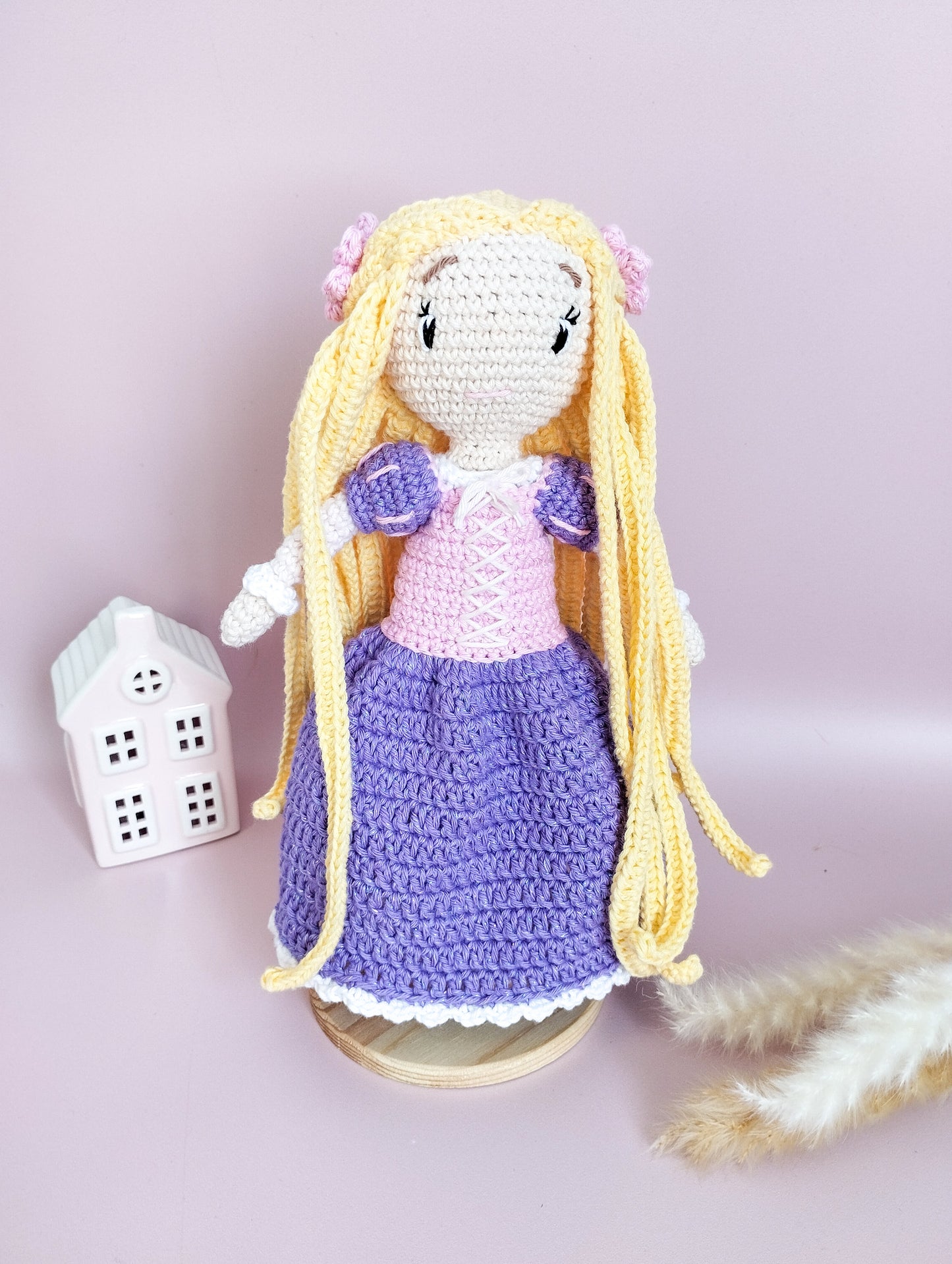 Patron poupée Raiponce au crochet