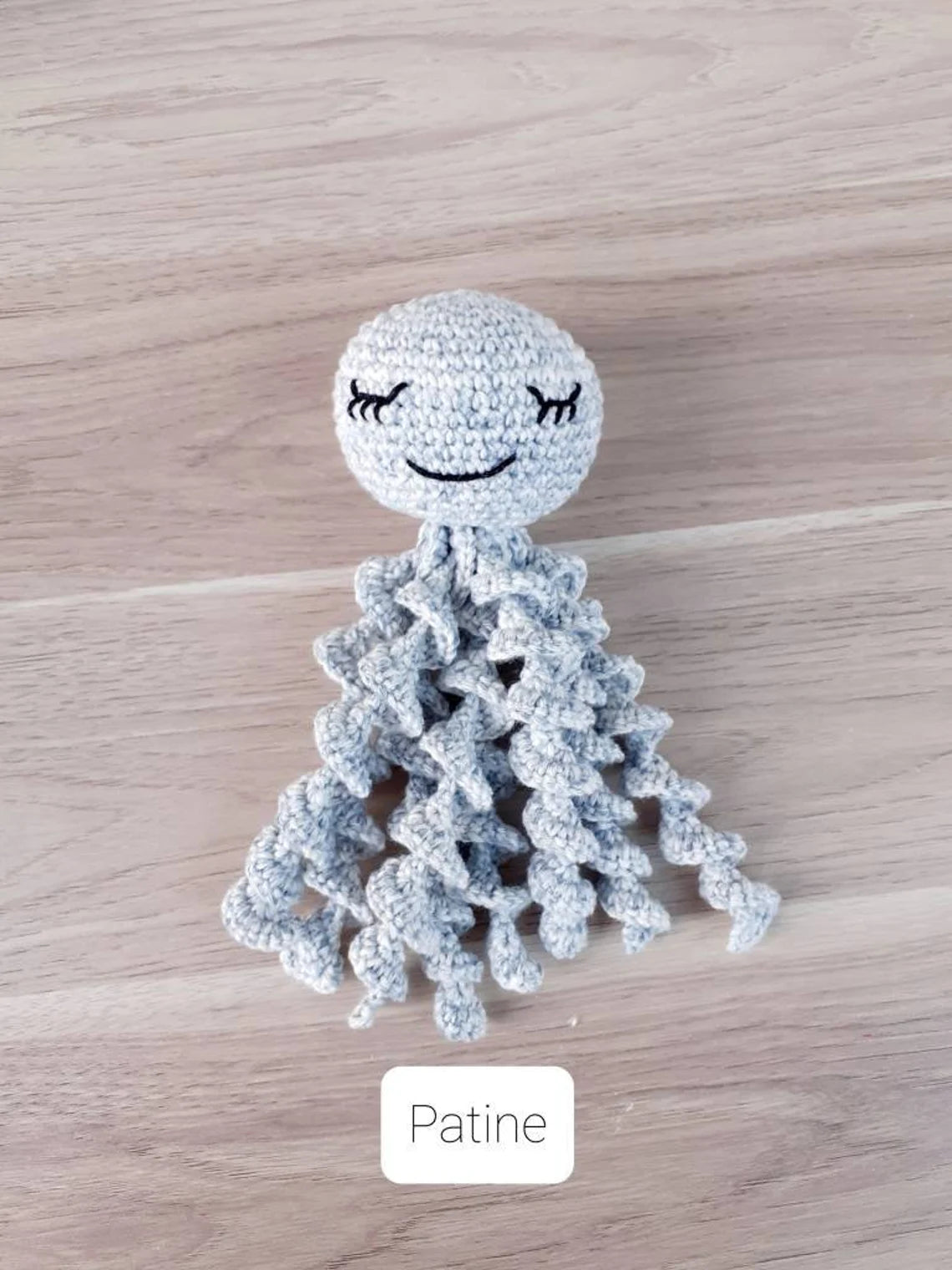 Doudou pieuvre au crochet