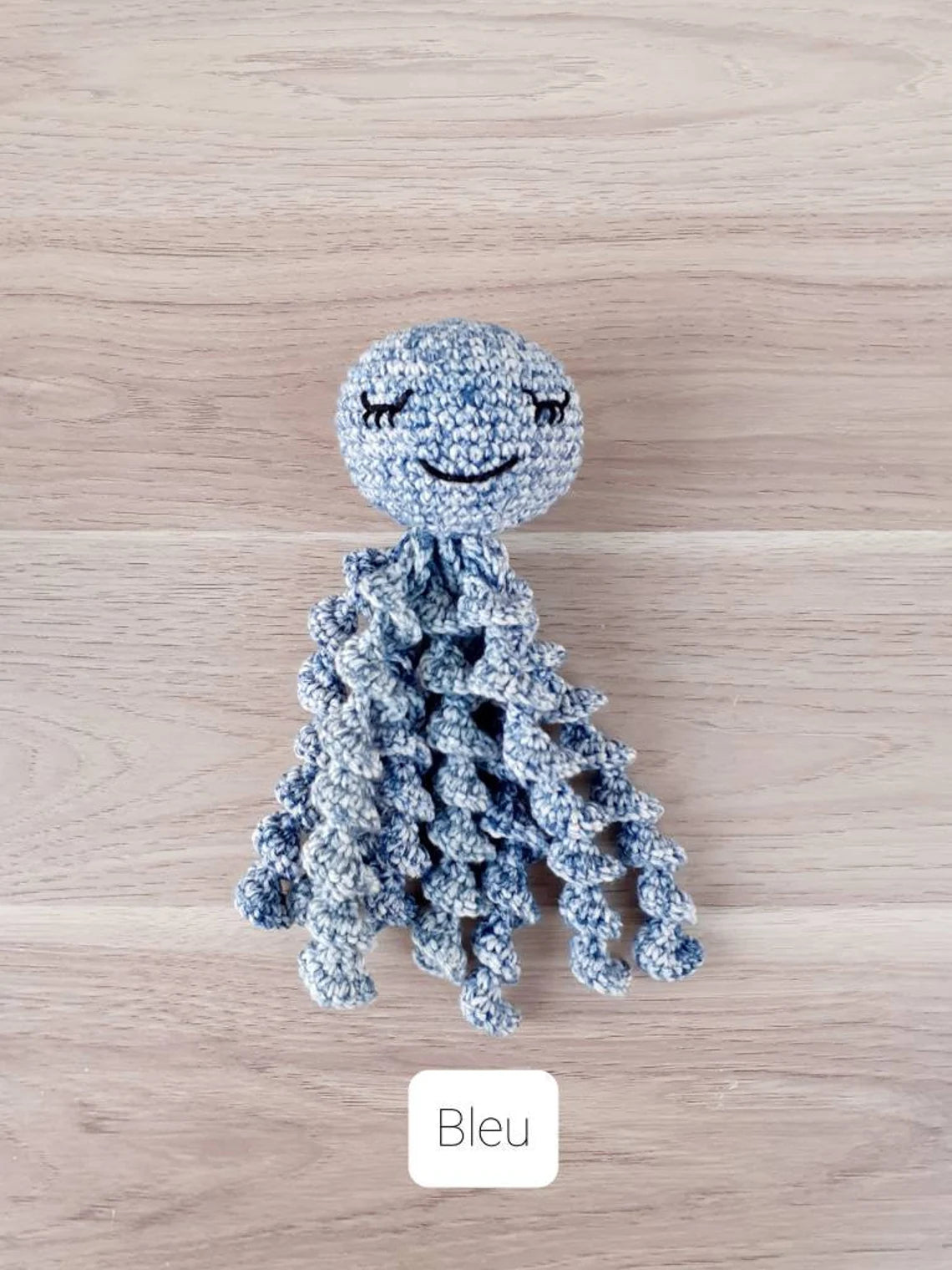 Doudou pieuvre au crochet