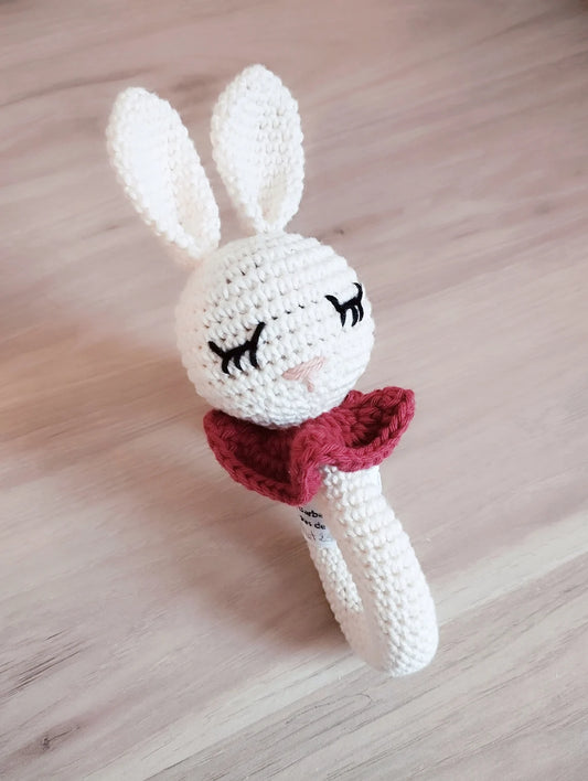 Hochet lapin au crochet