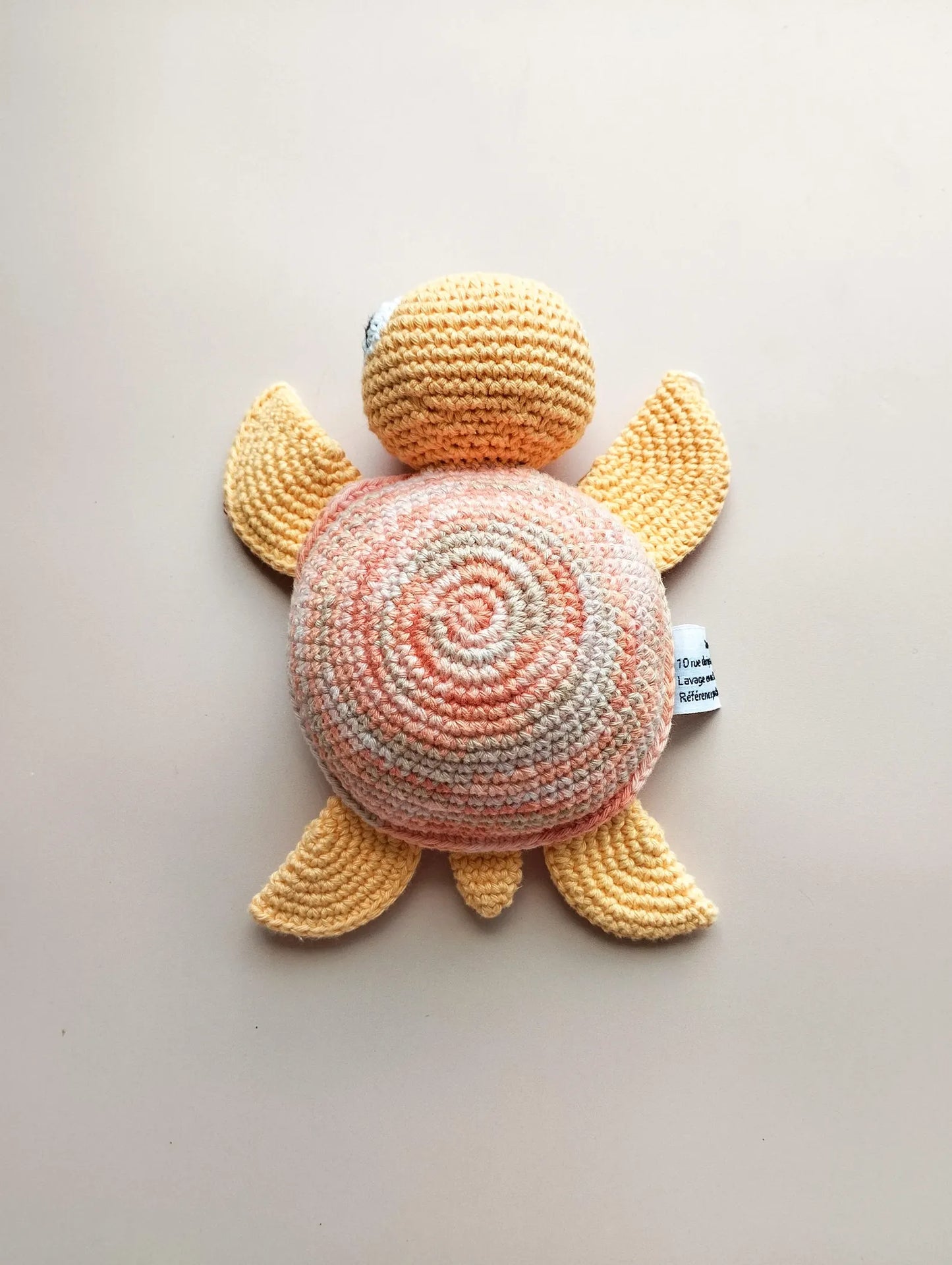 Doudou tortue au crochet