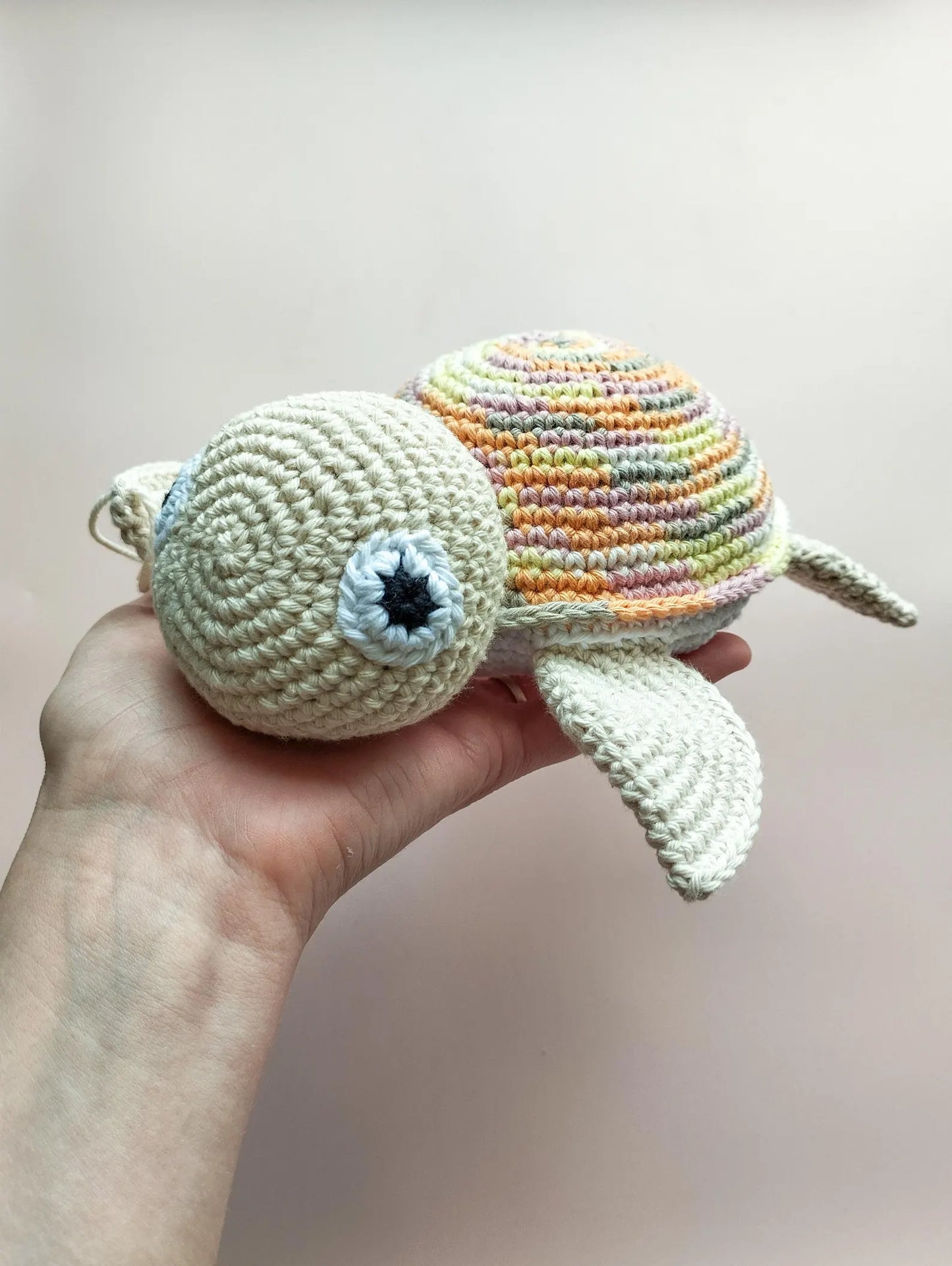 Doudou tortue au crochet