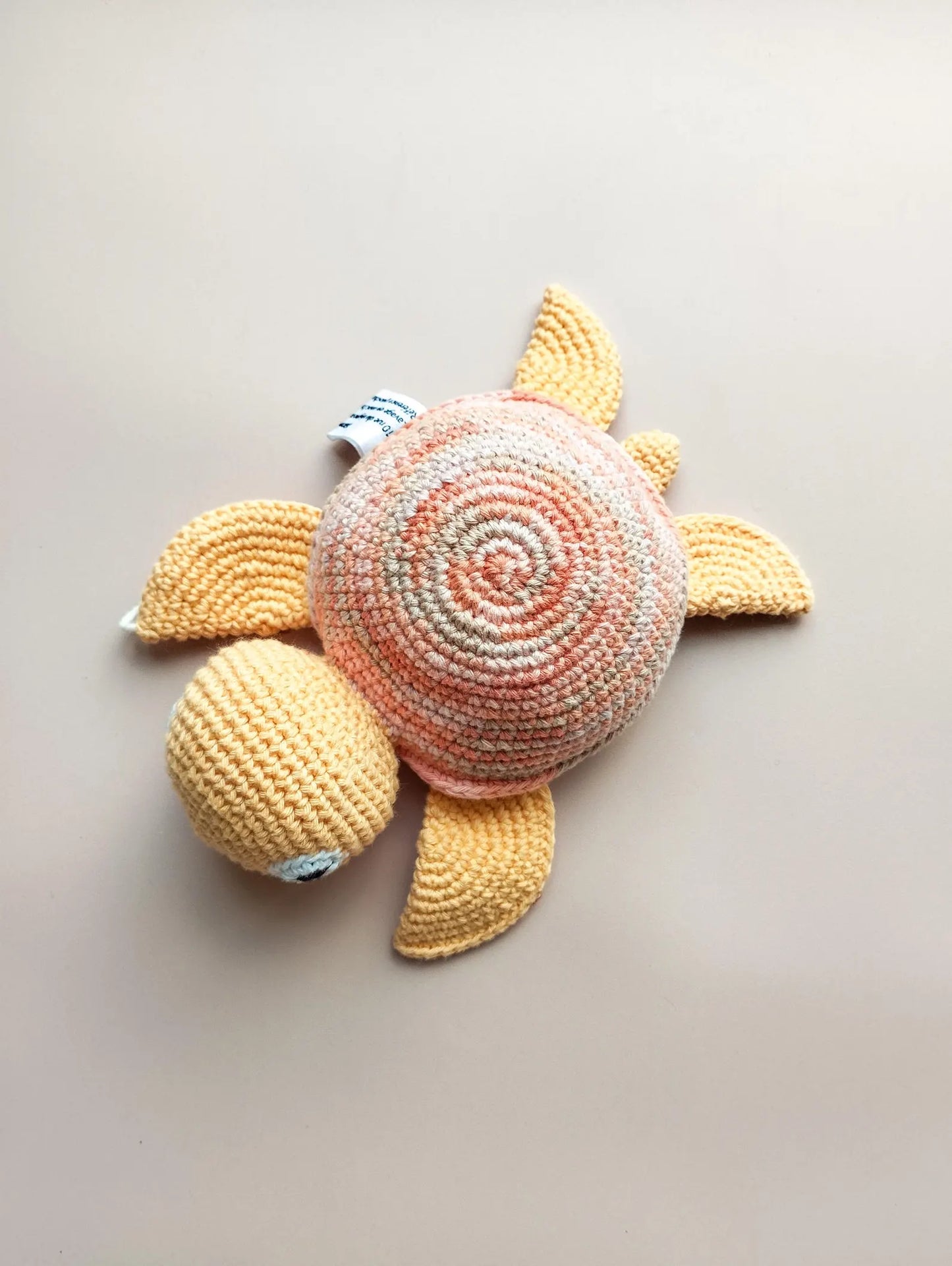 Doudou tortue au crochet