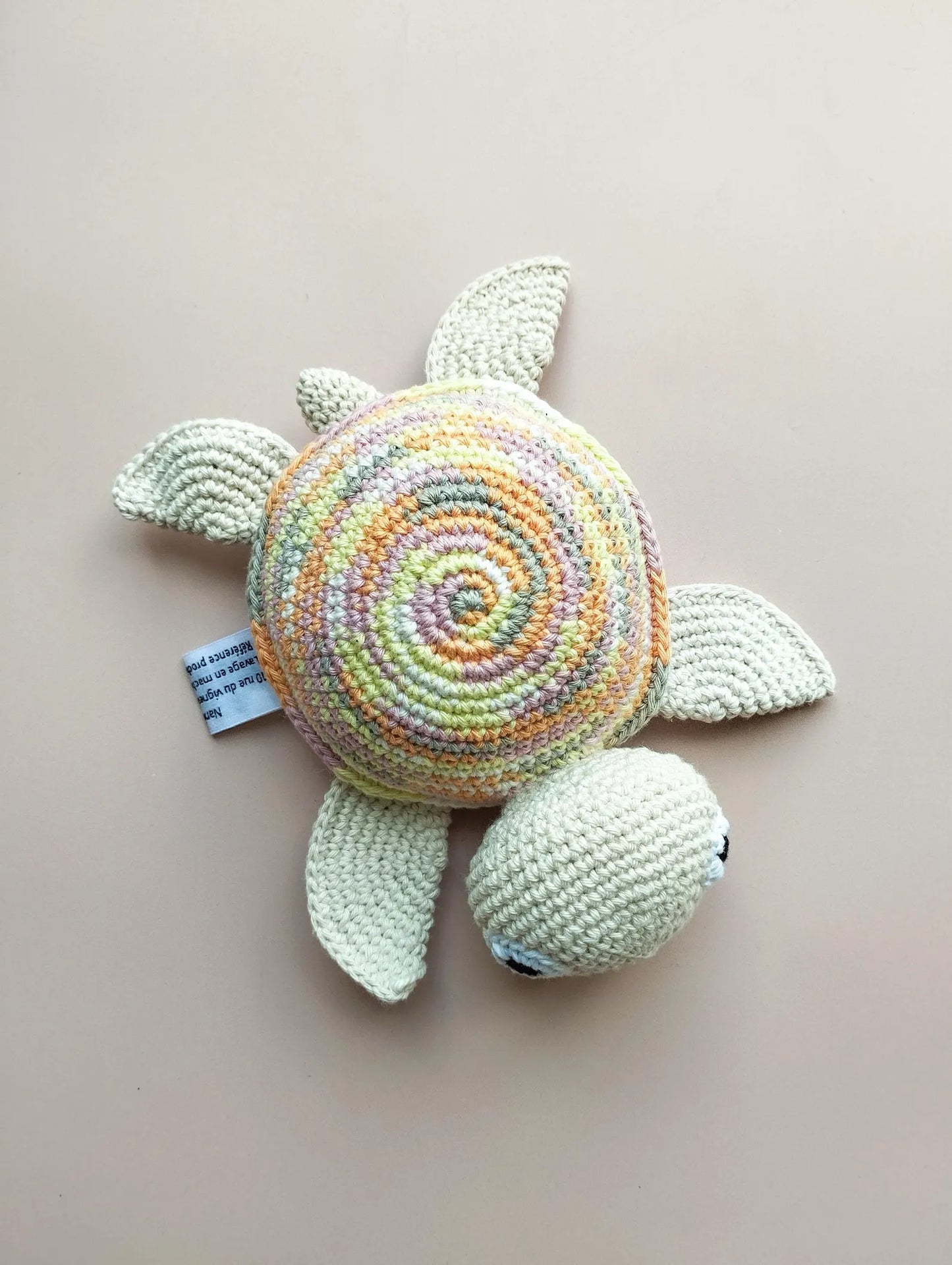 Doudou tortue au crochet
