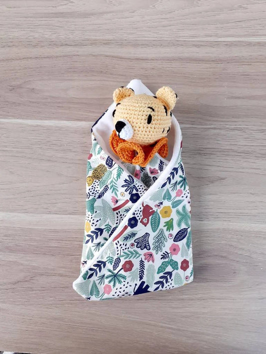 Kit crochet doudou léopard