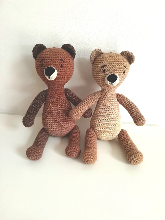 Kit de crochet peluche ourson, nounours