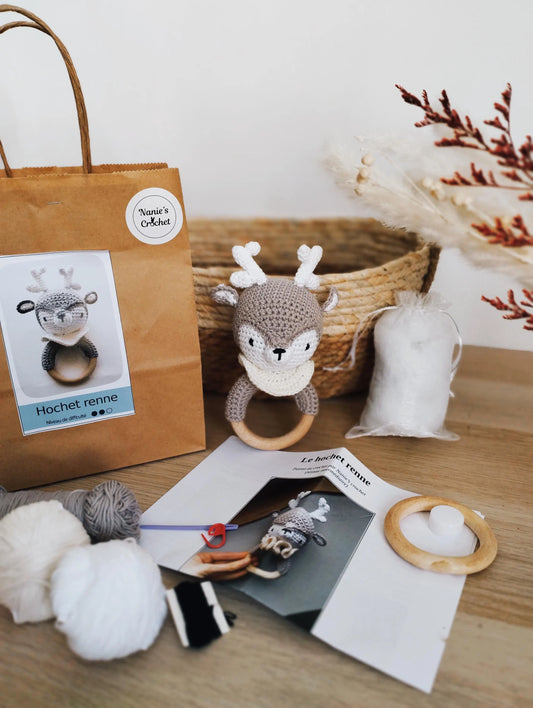 Kit crochet hochet renne