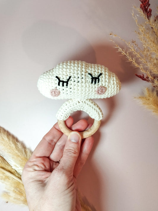 Hochet nuage au crochet