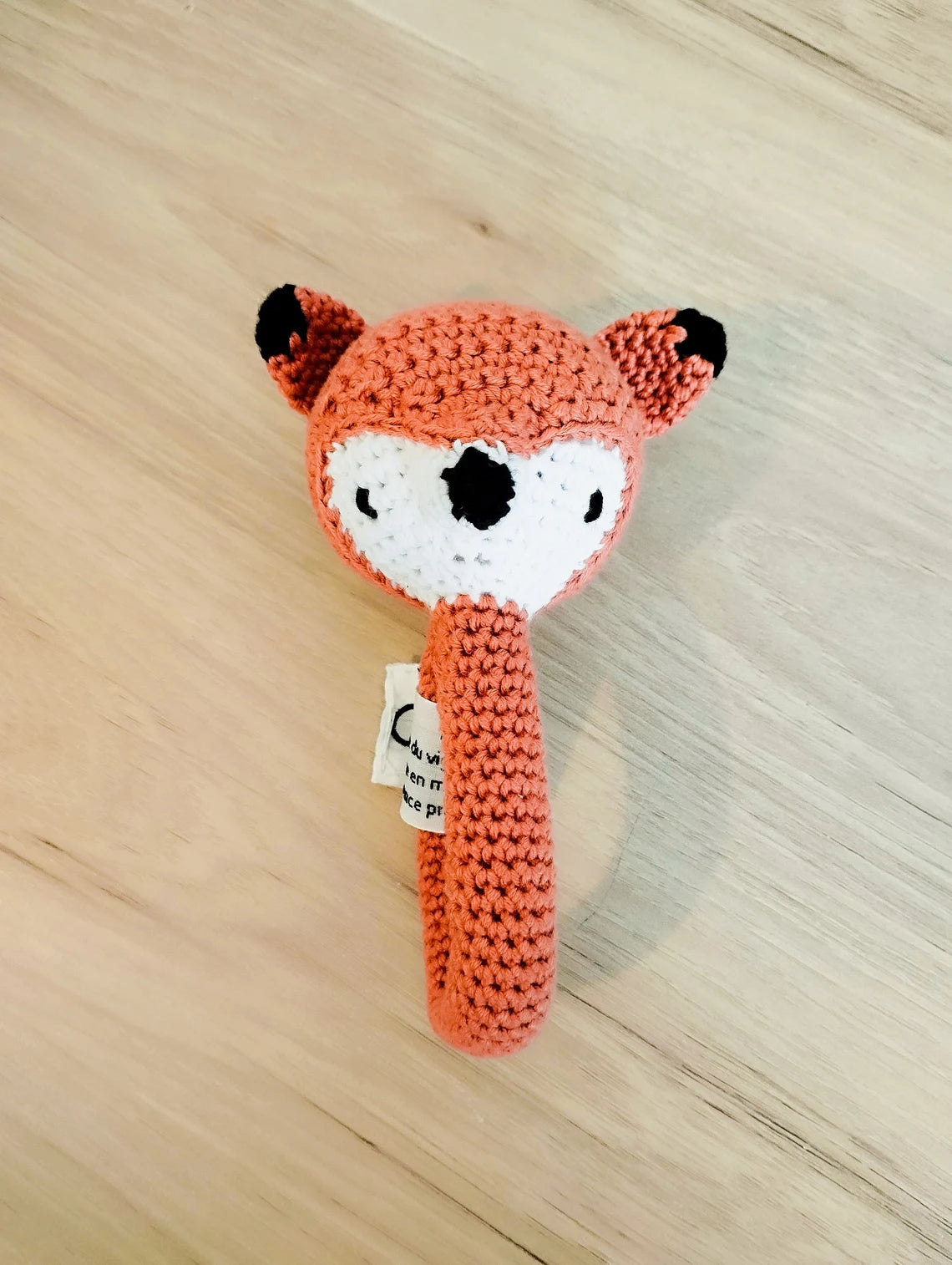 Hochet renard au crochet