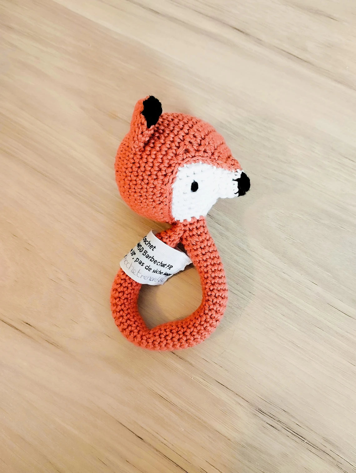 Hochet renard au crochet