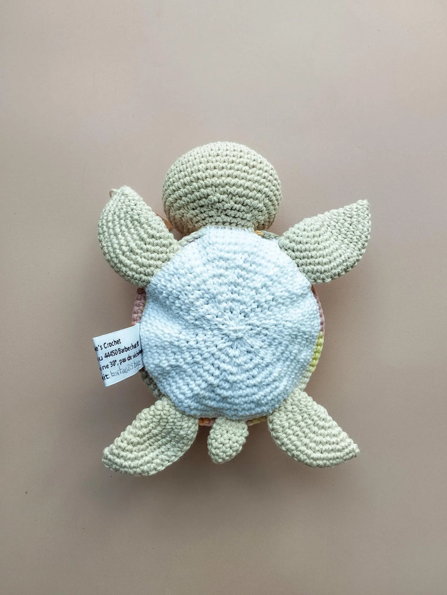 Doudou tortue, tortue au crochet, tortue amigurumi