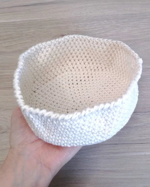 Kit crochet débutant corbeille, kit spécial découverte du crochet