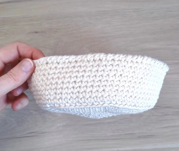 Kit crochet débutant corbeille, kit spécial découverte du crochet